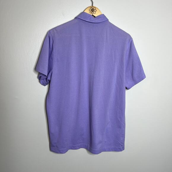 Michael Kors Purple Short Sleeve Polo Shirt - Picture 2 of 5